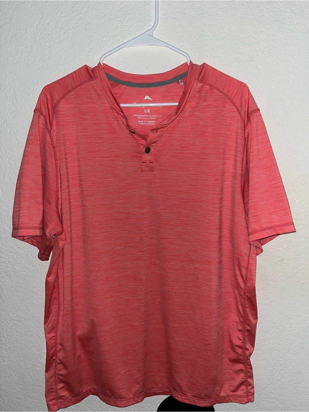 Tommy Bahama islandzone Henley short sleeve top